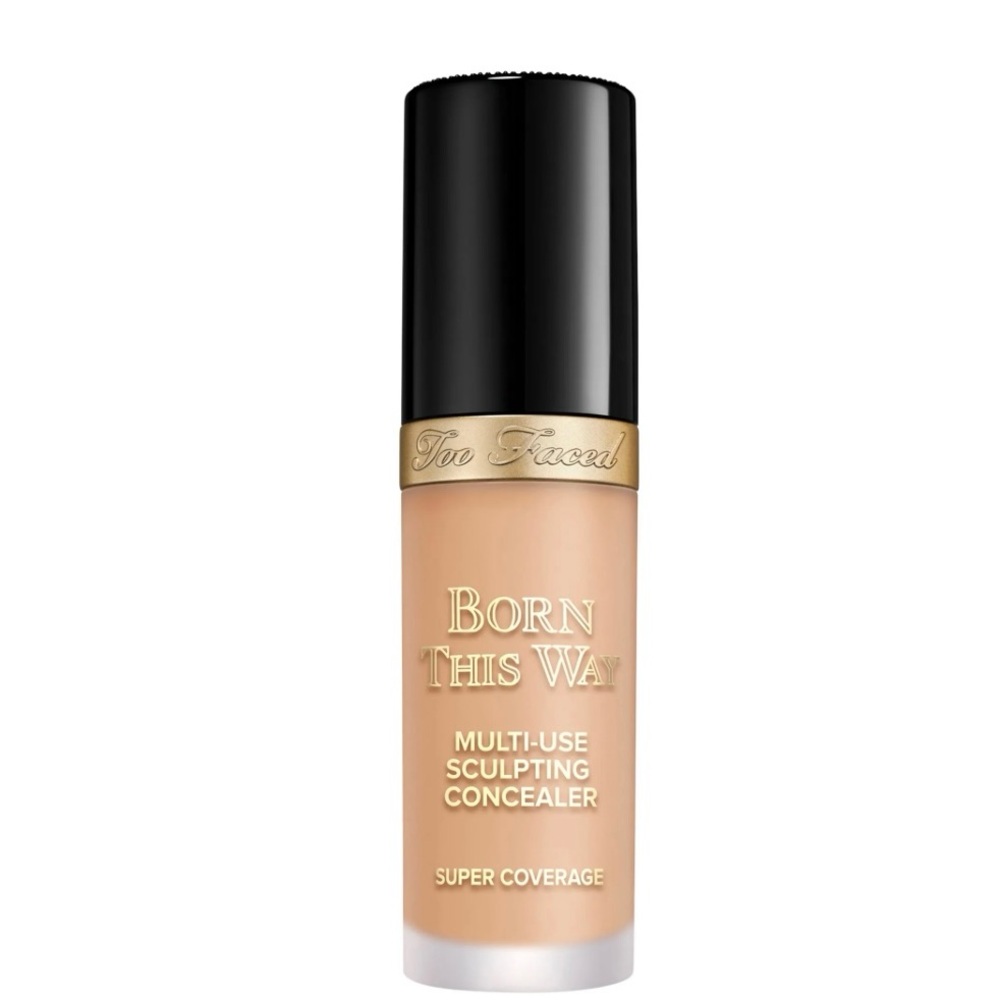Too Faced Born This Way Super Coverage Multi-Use Concealer in Light Beige NEW